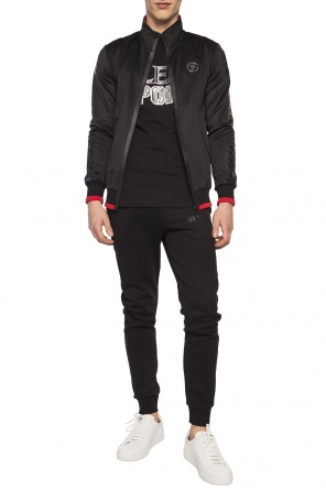 Band collar sweatshirt with logo, zdjęcie 2 Band collar sweatshirt with logo od Plein Sport